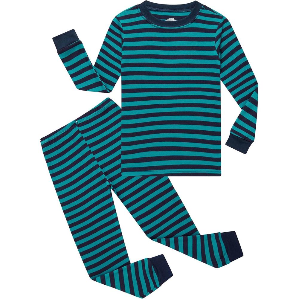 imageFamily Feeling Kids amp Toddler Boys Pajamas 2 Piece Pjs Set 100 Cotton SleepwearBf202276