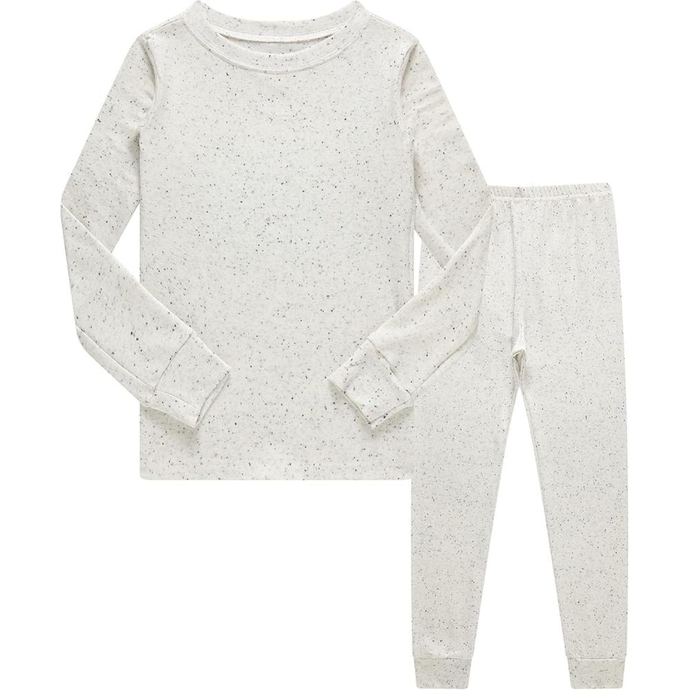 imageFamily Feeling Little Big Boy Pajamas Sets 100 Cotton Pjs Kids JammiesGreyA1