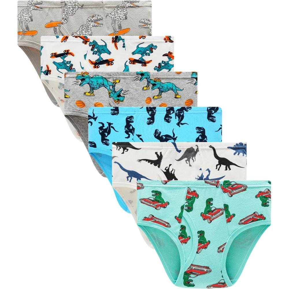 imageFamily Feeling Little Boys Cotton Boxer Brief Soft UnderwearBriefcolor 006