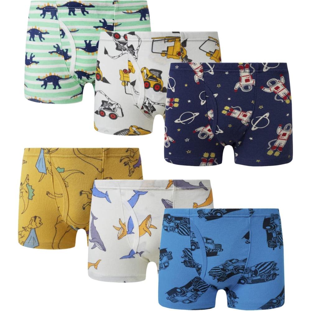 imageFamily Feeling Little Boys Cotton Boxer Brief Soft UnderwearColor 0017