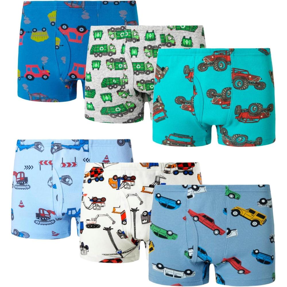 imageFamily Feeling Little Boys Cotton Boxer Brief Soft UnderwearColor 0020