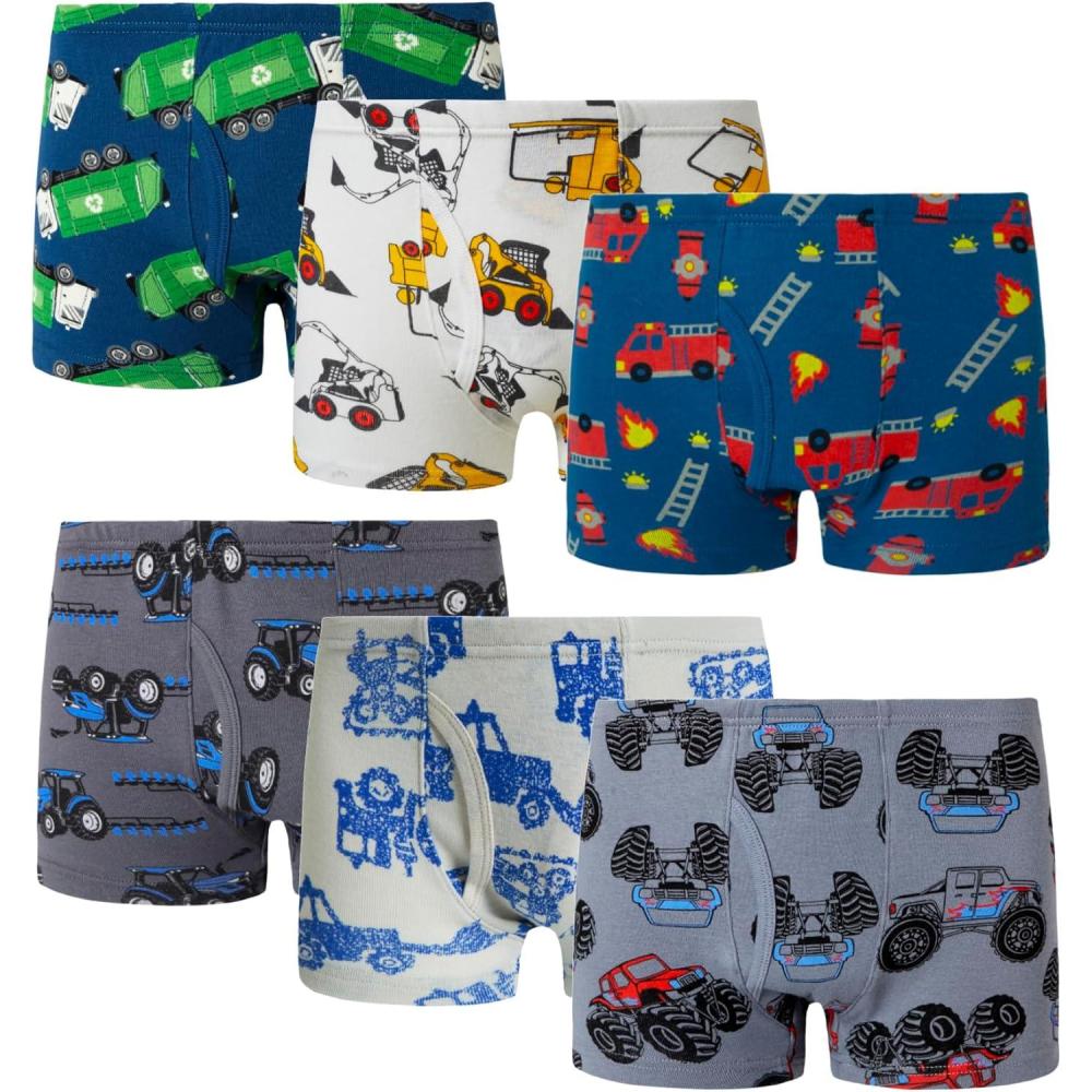 imageFamily Feeling Little Boys Cotton Boxer Brief Soft UnderwearColor 0021