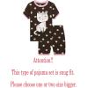 Family Feeling Boys Girls Pajamas Toddler Pjs 100% Cotton Kids Sleepwears(Cat/Fo2)