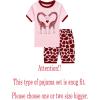 Family Feeling Boys Girls Pajamas Toddler Pjs 100% Cotton Kids Sleepwears(Giraffe/F1)