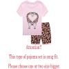 Family Feeling Boys Girls Pajamas Toddler Pjs 100% Cotton Kids Sleepwears(Giraffe/F3)