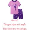 Family Feeling Boys Girls Pajamas Toddler Pjs 100% Cotton Kids Sleepwears(Girls/895)