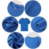 Family Feeling Boys Short Sleeve Crewneck Kids T-Shirts Top Girls Tee(Blue)