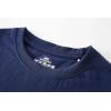 Family Feeling Boys Short Sleeve Crewneck Kids T-Shirts Top Girls Tee(Navy)