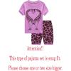 Family Feeling Giraffe Little Girls’ Short Pajamas 100% Cotton Clothes(Giraffe/892)
