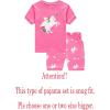 Family Feeling Giraffe Little Girls’ Short Pajamas 100% Cotton Clothes(Unicorn/F1)