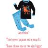 Family Feeling Kids & Toddler Boys Pajamas 2 Piece Pjs Set 100% Cotton Sleepwear(Dinosaur/F13)
