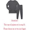 Family Feeling Kids & Toddler Boys Pajamas 2 Piece Pjs Set 100% Cotton Sleepwear(Grey/F1)