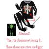 Family Feeling Kids & Toddler Boys Pajamas 2 Piece Pjs Set 100% Cotton Sleepwear(Skeleton/Glow-in-the-dark/F3)