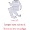 Family Feeling Kids & Toddler Boys Pajamas 2 Piece Pjs Set 100% Cotton Sleepwear(Striped/F11)