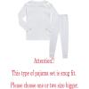 Family Feeling Kids & Toddler Boys Pajamas 2 Piece Pjs Set 100% Cotton Sleepwear(White/F1)