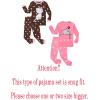 Family Feeling Kids & Toddler Girls Boys Pajamas 2 Piece Pjs Set 100% Cotton Sleepwear(4-piece-cat-brown-pink)