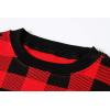 Family Feeling Kids & Toddler Girls Boys Pajamas 2 Piece Pjs Set 100% Cotton Sleepwear(Christmas/Plaid/6021)