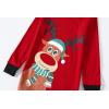 Family Feeling Kids & Toddler Girls Boys Pajamas 2 Piece Pjs Set 100% Cotton Sleepwear(Christmas/Red/Reindeer/A3)