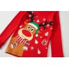 Family Feeling Kids & Toddler Girls Boys Pajamas 2 Piece Pjs Set 100% Cotton Sleepwear(Christmas/Red/Reindeer/A6)