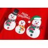 Family Feeling Kids & Toddler Girls Boys Pajamas 2 Piece Pjs Set 100% Cotton Sleepwear(Christmas/Snowman/Red)