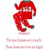 Family Feeling Kids & Toddler Girls Boys Pajamas 2 Piece Pjs Set 100% Cotton Sleepwear(Christmas/Snowman/Red)
