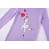Family Feeling Kids & Toddler Girls Boys Pajamas 2 Piece Pjs Set 100% Cotton Sleepwear(Heart/6140)