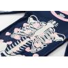 Family Feeling Kids & Toddler Girls Boys Pajamas 2 Piece Pjs Set 100% Cotton Sleepwear(Skeleton/Glow-in-the-dark/Blue6114)
