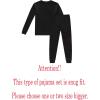 Family Feeling Little Big Boy Pajamas Sets 100% Cotton Pjs Kids Jammies(Black/A1)