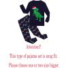 Family Feeling Little Big Boy Pajamas Sets 100% Cotton Pjs Kids Jammies(Christmas/Blue/Dinosaur6042)