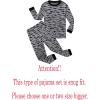 Family Feeling Little Big Boy Pajamas Sets 100% Cotton Pjs Kids Jammies(Shark/Shark)