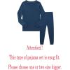 Family Feeling Little Big Boy Pajamas Sets 100% Cotton Pjs Kids Jammies(Solid-blue2022)