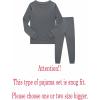 Family Feeling Little Big Boy Pajamas Sets 100% Cotton Pjs Kids Jammies(Solid-grey2022)