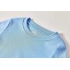 Family Feeling Little Big Boy Pajamas Sets 100% Cotton Pjs Kids Jammies(Solid-sky-blue-2022)