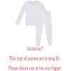 Family Feeling Little Big Boy Pajamas Sets 100% Cotton Pjs Kids Jammies(White/A1)
