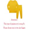 Family Feeling Little Big Boy Pajamas Sets 100% Cotton Pjs Kids Jammies(Yellow/A1)