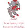 Family Feeling Little Boys Pajamas Sets 100% Cotton Long sleeve Pjs(Christmas/Dinosaur/Grey)