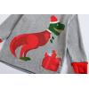Family Feeling Little Boys Pajamas Sets 100% Cotton Long sleeve Pjs(Christmas/Dinosaur/Grey)