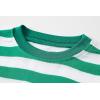 Family Feeling Little Boys Pajamas Sets 100% Cotton Long sleeve Pjs(Christmas-striped-green)