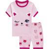 Family Feeling Boys Girls Pajamas Toddler Pjs 100% Cotton Kids Sleepwears(Cat/F51)