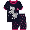 Family Feeling Boys Girls Pajamas Toddler Pjs 100% Cotton Kids Sleepwears(Unicorn/F51)