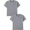 Family Feeling Boys Short Sleeve Crewneck Kids T-Shirts Top Girls Tee(Grey)