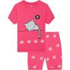 Family Feeling Giraffe Little Girls’ Short Pajamas 100% Cotton Clothes(Cat/725)