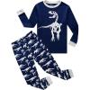 imageFamily Feeling Kids amp Toddler Boys Pajamas 2 Piece Pjs Set 100 Cotton SleepwearBlueDinosaur
