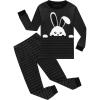 Family Feeling Kids & Toddler Boys Pajamas 2 Piece Pjs Set 100% Cotton Sleepwear(Bunny/F1)