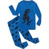 Family Feeling Kids & Toddler Boys Pajamas 2 Piece Pjs Set 100% Cotton Sleepwear(Dinosaur/Dinosaur)