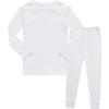 imageFamily Feeling Kids amp Toddler Boys Pajamas 2 Piece Pjs Set 100 Cotton SleepwearWhiteF1