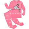 Family Feeling Kids & Toddler Girls Boys Pajamas 2 Piece Pjs Set 100% Cotton Sleepwear(Cat/F4)