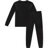 Family Feeling Little Big Boy Pajamas Sets 100% Cotton Pjs Kids Jammies(Black/A1)