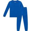 Family Feeling Little Big Boy Pajamas Sets 100% Cotton Pjs Kids Jammies(Blue/A1)