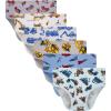Family Feeling Little Boys’ Cotton Boxer Brief Soft Underwear(Brief-color 003)